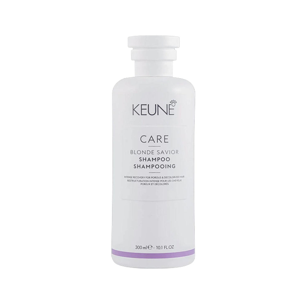Keune Care Blonde Savior Shampoo: Repairing & Brightening Shampoo for Damaged, Color-Treated Blonde Hair - 10.14 fl oz Keune Blonde Savior: Repair Shampoo for Damaged Blonde Hair Keune shampoo, blonde shampoo, hair repair shampoo, blonde savior shampoo, damaged hair shampoo, shampoo for blonde hair, Keune Care Blonde Savior, shampoo, hair care, blonde hair, bleached hair, damaged hair, repairing shampoo, nourishing shampoo, color-treated hair, hair cleanser, hair health, hair brightness, professional hair c