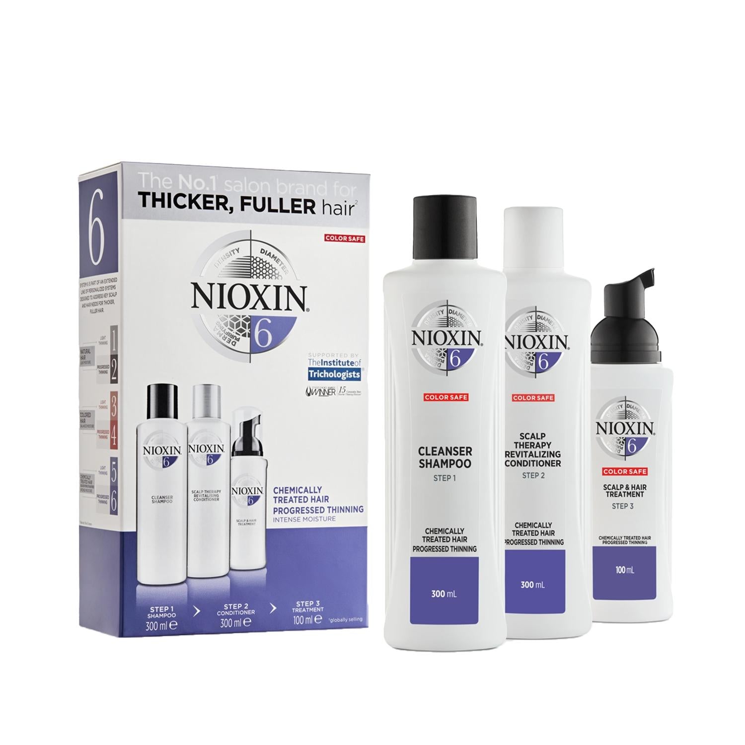 Nioxin Nioxin 6 Anti-Hair Loss Set for Chemically Treated Hair - Intensive Hair Care for Damaged Hair, Reduces Hair Loss Nioxin 6 Anti-Hair Loss Set for Chemically Treated Hair Nioxin 6, Anti-hair loss set, Chemically treated hair care, Intensive hair loss treatment, Hair care set for damaged hair, Hair loss solution, Nioxin hair care, Chemically treated hair, Hair care routine, Hair loss treatment, Damaged hair care, Hair strengthening, Scalp care, Hair health