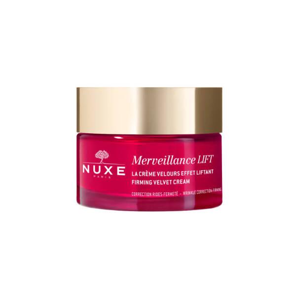 nuxe merveliance lift firming cream 50ml, nuxe skincare cream in a jar, close-up of nuxe firming velvet cream Nuxe Merveliance Lift Firming Velvet Cream - 50ml Nuxe Merveliance Lift Firming Cream 50ml nuxe, skincare, firming-cream, anti-aging, women, skin-tightening, velvet-cream, luxury-skincare, daily-moisturizer, ai-generated