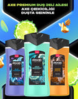 Axe Premium Collection Aqua Bergamot 3-in-1 Shower Gel for Men - Refreshing, Invigorating, and Convenient Body, Hair, and Face Cleanser Axe Aqua Bergamot 3-in-1 Shower Gel - Refreshing Men's Grooming Axe Shower Gel, Premium Collection, Aqua Bergamot, 3-in-1 Shower Gel, Men's Grooming, Refreshing Shower Gel, Invigorating Shower Experience, Body Hair Face Cleanser, Essential Oils, Instant Cooling Technology, Men's Personal Care, Grooming Essentials, Shower Routine Simplification