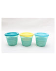 Mycey 3-Piece Breast Milk Storage Container Set with Leakproof Lids - Convenient Baby Food Storage for - view 3
