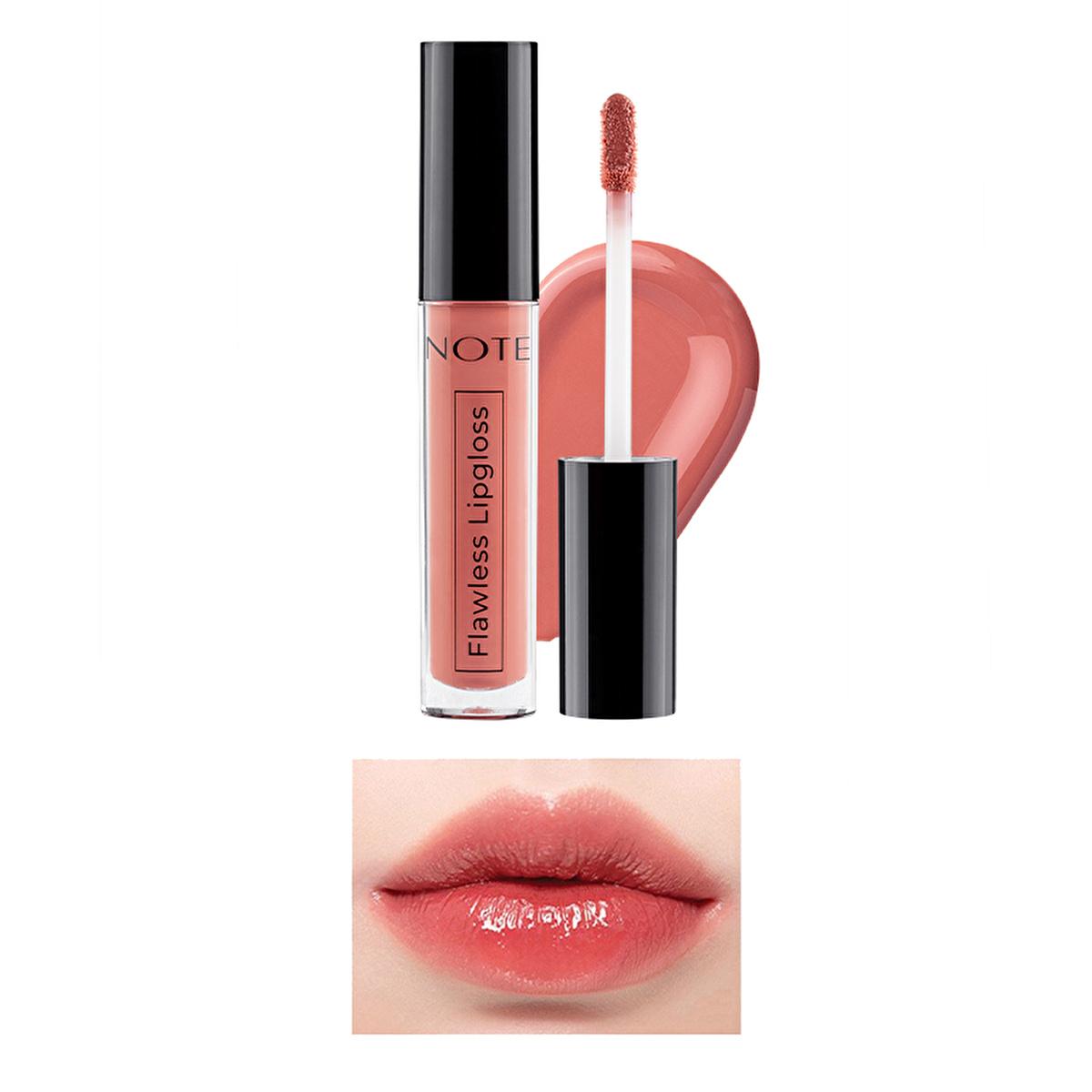 Note Flawless Lip Gloss 01 - High Pigment, Non-Sticky, Precise Application Lip Gloss Note Flawless Lip Gloss 01 - Vibrant, Non-Sticky Lip Gloss lip gloss, high pigment lip gloss, non-sticky lip gloss, precise lip gloss application, lightweight lip gloss, cosmetics, beauty products, makeup, lip care, vibrant lip color, comfortable lip gloss