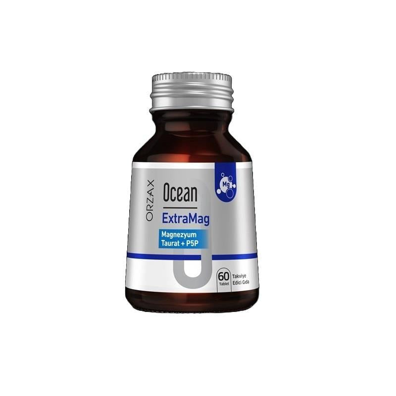 Ocean ExtraMag Magnesium Taurate &amp; P5P Tablets - 60 Count