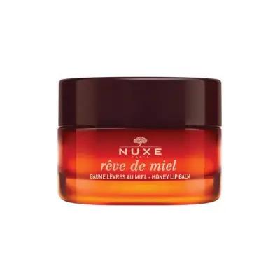 nuxe reve de miel lip balm, nuxe lip balm container, nuxe revealed honey ingredients Nuxe Reve de Miel Lip Balm - Nourishing Honey | 0.53 oz Nuxe Reve de Miel Lip Balm - Nourishing Honey Formula nuxe, lip-balm, honey-lip-balm, natural-beauty, dry-lips-care, chapped-lips, nourishing, moisturizing, skincare, ai-generated