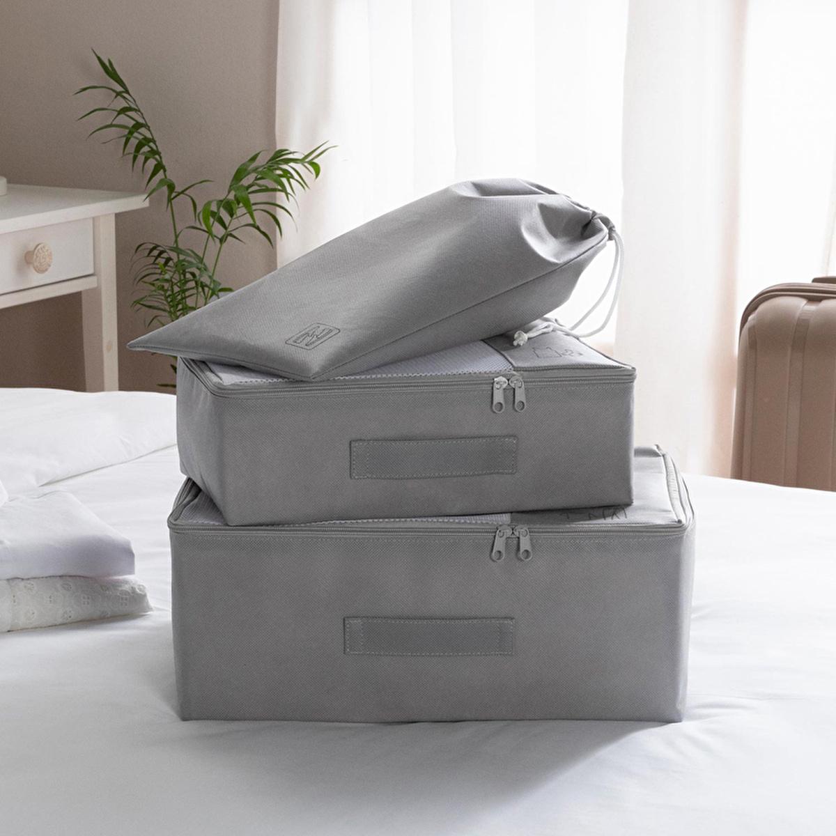 Ocean Home: Ultimate Luggage Organizer Set - Space Saving Travel Packing Cubes, Suitcase Organization - 3 Piece Set Ocean Home Luggage Organizer Set - Space Saving Packing Cubes luggage organizer set, suitcase organizer, travel packing cubes, closet organizer, packing organizers for travel, space saving luggage, baggage organizer, travel essentials, packing cubes, travel organizer, suitcase cubes, closet organization, space saver, travel bags, bag organizer, travel accessories, wardrobe organizer, clothing 