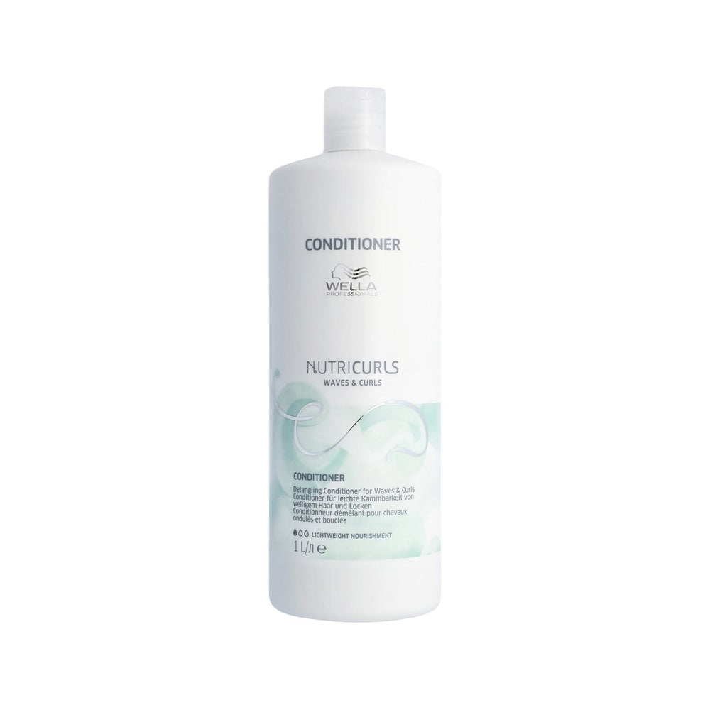 Wella Nutricurls Detangling Conditioner for Curly Hair 1000 ml