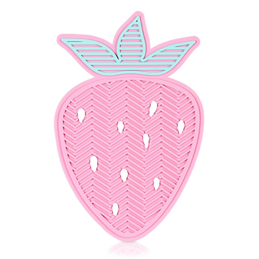 Eklips Strawberry Makeup Brush Cleaning Pad for Deep Cleansing