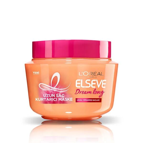 L'Oreal Elseve Dream Long Hair Mask: Repair, Strengthen & Revive Long, Damaged Hair - Castor Oil, Keratin & Vitamins - 10.14 fl oz - image 2