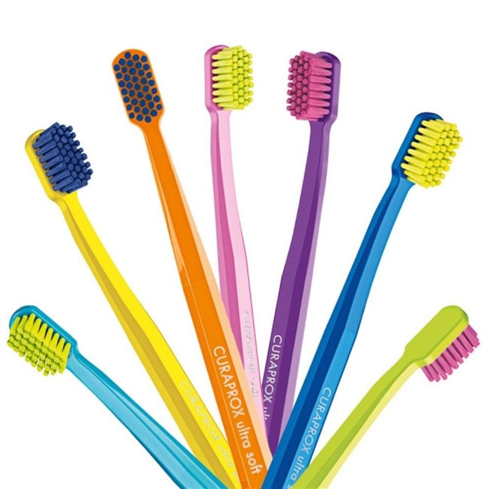 Curaprox 5460 Ultra Soft Manual Toothbrush for Sensitive Teeth and Gums - Gentle & Effective Plaque Removal - image 2