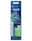 Oral-B Cross Action Toothbrush Replacement Heads - 2 Pack, Effective Plaque Removal & Oral Hygiene for Electric - view 2