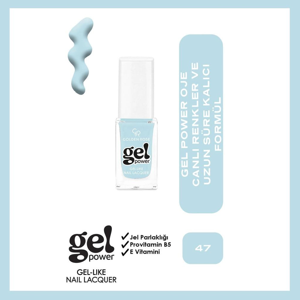Golden Rose Power Gel Like Nail Polish No: 47 10.2ml