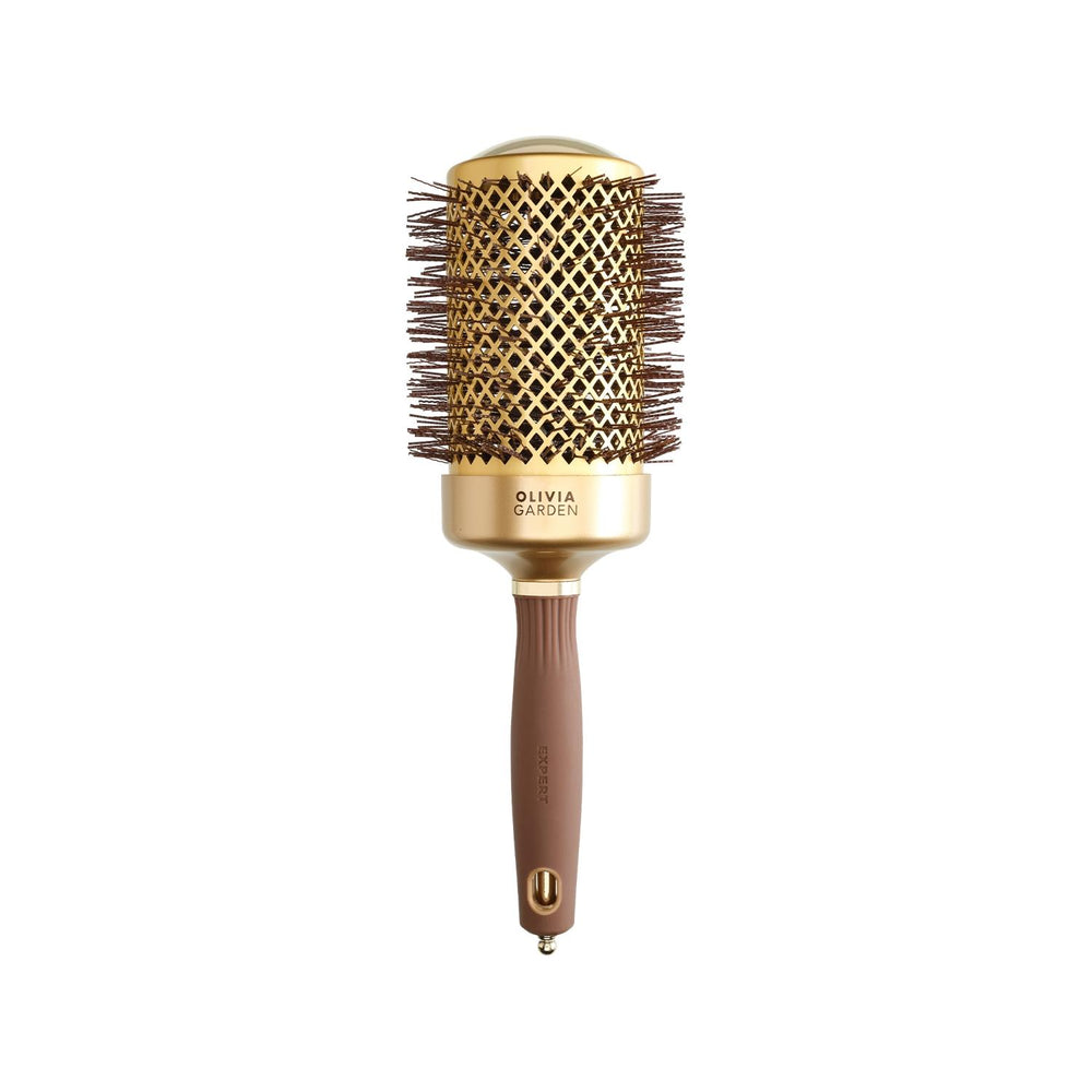 Olivia Garden Expert Blowout Shine Wavy Bristles Gold Brush 65mm
