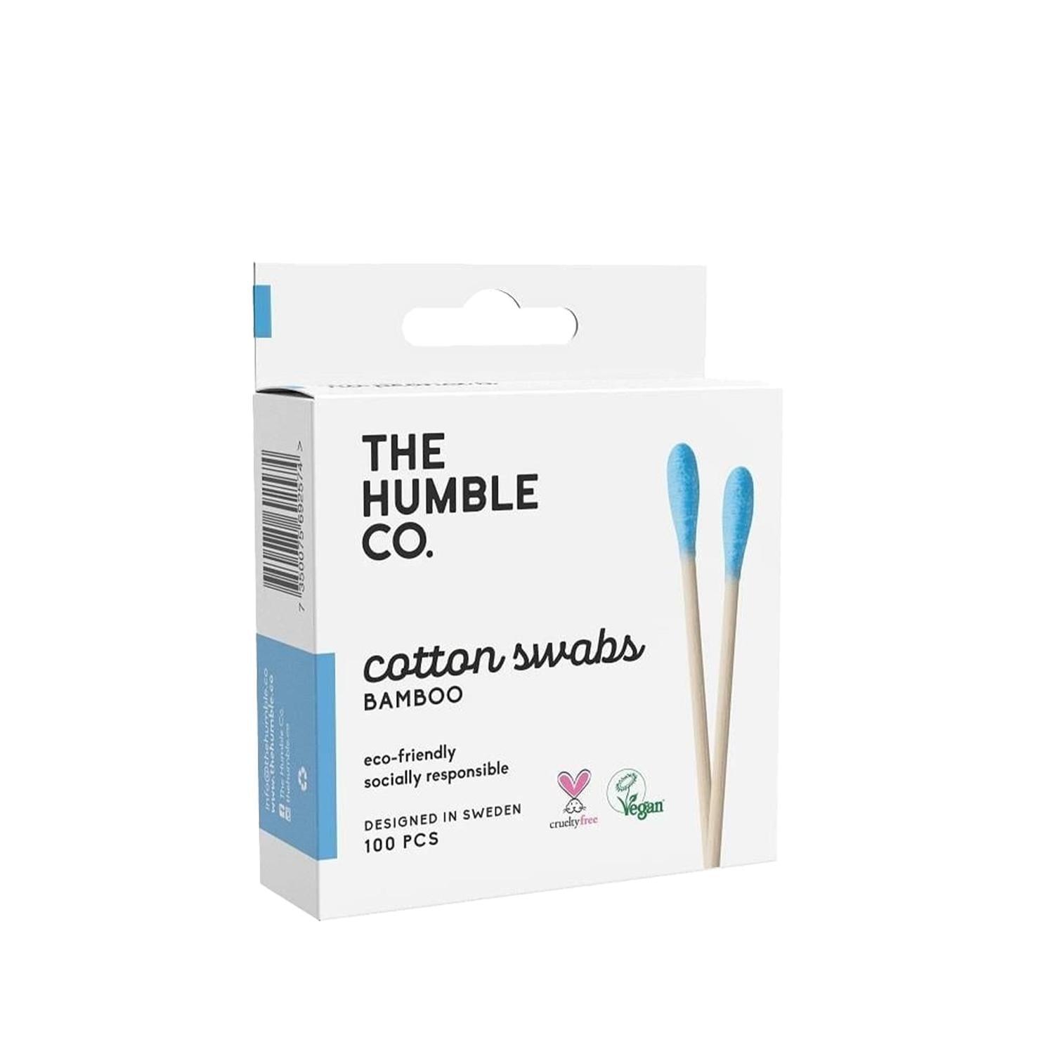 The Humble Co Blue Cotton Swabs for Ear Cleaning - 100 Count, Gentle & Effective Personal Hygiene Solution The Humble Co Blue Cotton Swabs - 100 Count Cotton Swabs, Ear Cleaning Swabs, Personal Hygiene Products, The Humble Co, Blue Cotton Swabs, Hygiene Essentials, Ear Care, Gentle Cleaning, Effective Cleaning, 100 Count, Personal Care, Health and Hygiene, Family Hygiene, Travel Essentials