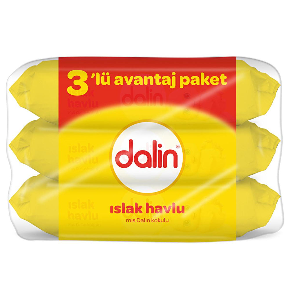 Dalin Klasik Baby Wet Wipes - Hypoallergenic & Dermatologically Tested, Soft & Gentle on Skin, 3x56 Count - view 2