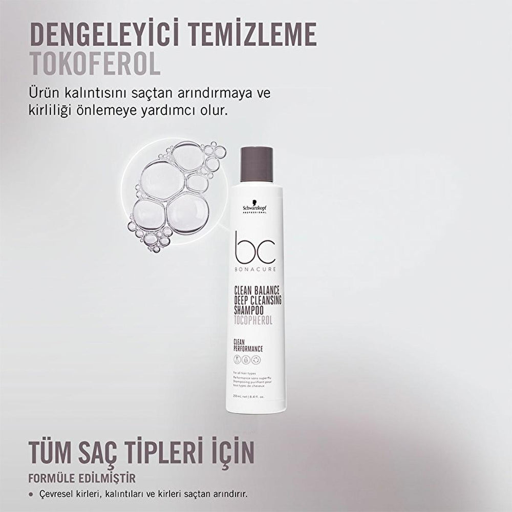 Bonacure Sulfate-Free Deep Cleansing Shampoo - Vegan, Silicone-Free, Gentle on Hair & Scalp - 8.45 fl oz - view 5