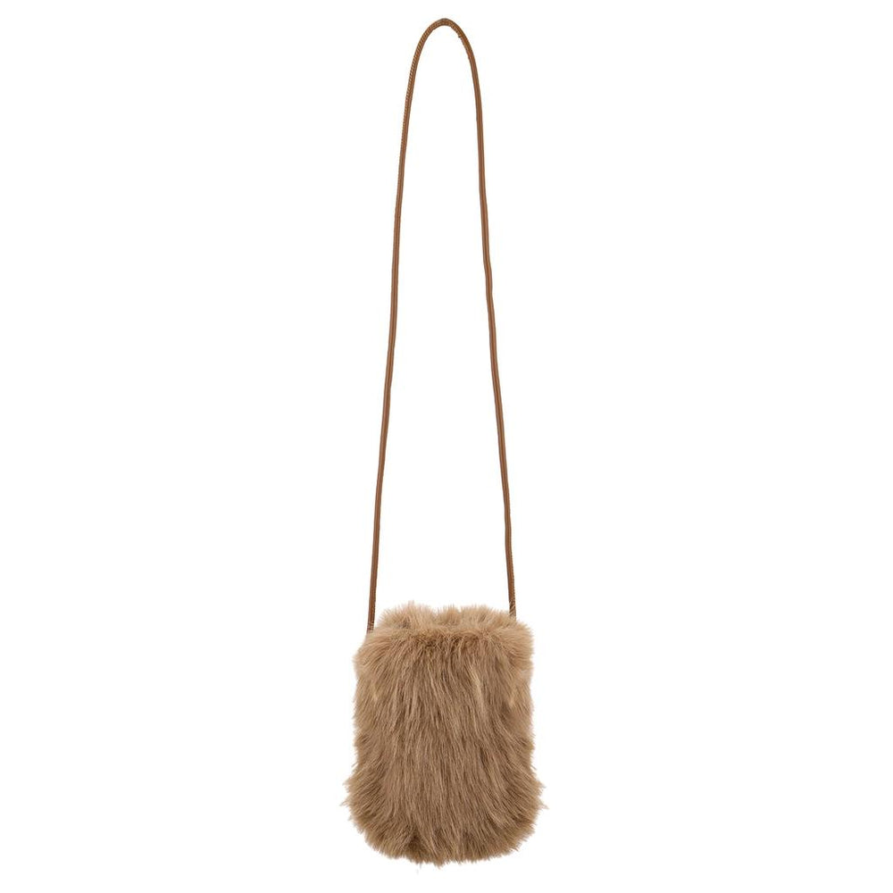 Eklips Plush Phone Bag Soft Protective Pouch in Camel