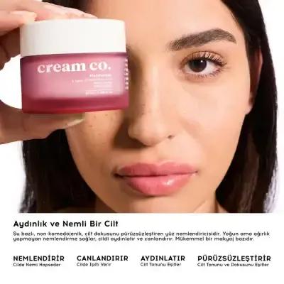 Cream Co. Hydrating Facial Moisturizer Set for Sensitive Skin: Hyaluronic Acid, Niacinamide, Vegan Skincare - Repair &amp; Protect, Improve Skin Texture Cream Co. Facial Moisturizer: Hydrate Sensitive Skin, Vegan facial moisturizer, sensitive skin moisturizer, hyaluronic acid serum, niacinamide moisturizer, vegan skincare, skin barrier repair cream, hydrating face cream, redness relief moisturizer, skin texture improvement, cloud moisturizer, moisturizer, sensitive skin, hyaluronic acid, niacinamide, vegan, ski