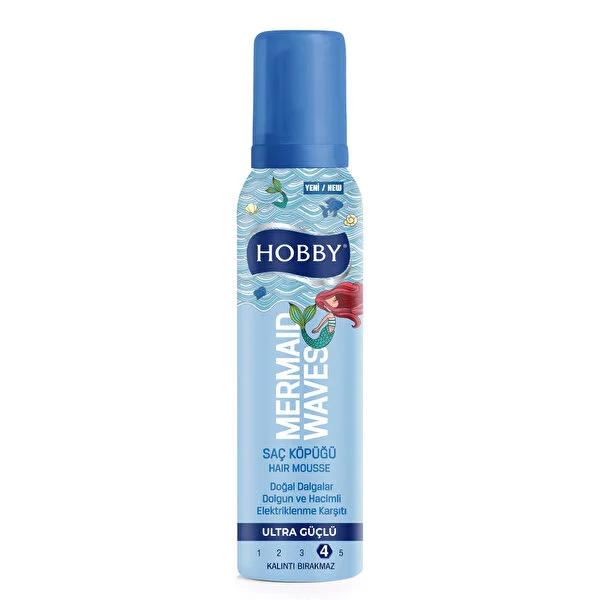 Hobby Mermaid Strong Hold Hair Mousse - Anti-Frizz, Volumizing Hair Styling Product for Long-Lasting Style Hobby Mermaid Hair Mousse - Strong Hold & Anti-Frizz hair styling product, strong hold hair mousse, anti-frizz hair product, volumizing hair mousse, long-lasting hairstyle, hair care, styling mousse, frizz control, volume enhancer, hair volume, natural hair look, humidity resistant hair product, salon quality hair, everyday hair care, special occasion hair styling