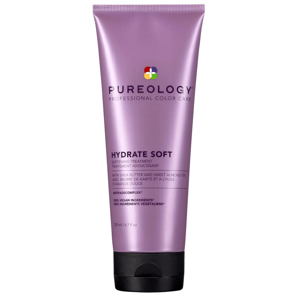 Hydrate Soft Softening Hair Mask: Shea Butter & Almond Oil for Dry, Color-Treated Hair - Vegan & Cruelty-Free Hydrate Soft: Softening Hair Mask - Dry & Color Treated Hair hair mask, softening hair mask, color treated hair mask, dry hair treatment, vegan hair mask, cruelty-free hair mask, sulfate free hair mask, shea butter hair mask, almond oil hair mask, hair mask for shine, hair treatment, softening treatment, color safe, shine, dryness, vegan, cruelty-free, sulfate-free, almond oil, shea butter, aromathe