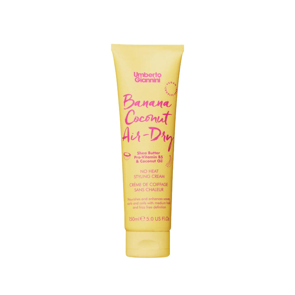 Umberto Giannini Banana Coconut Heatless Hair Drying Cream 150 ml