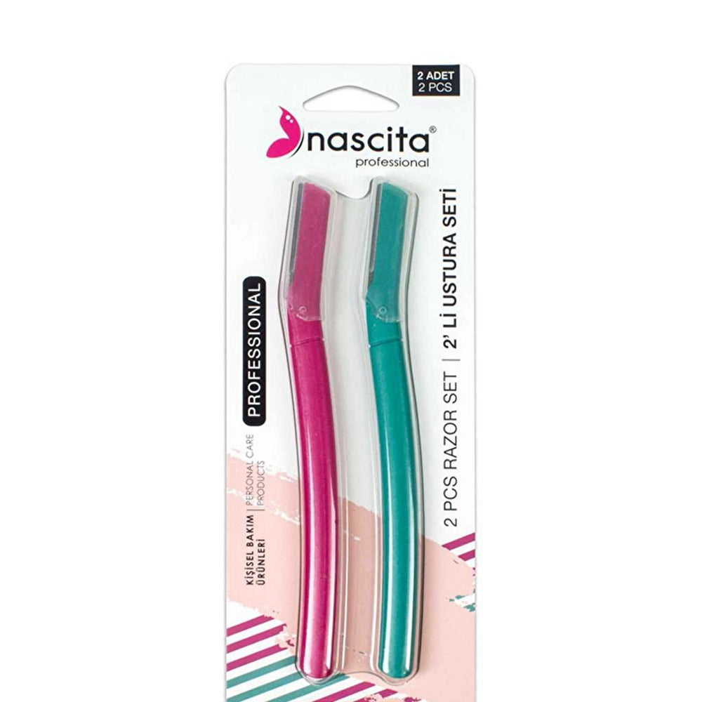 Nascita Eyebrow Razor Set for Precise Grooming 2-Pack