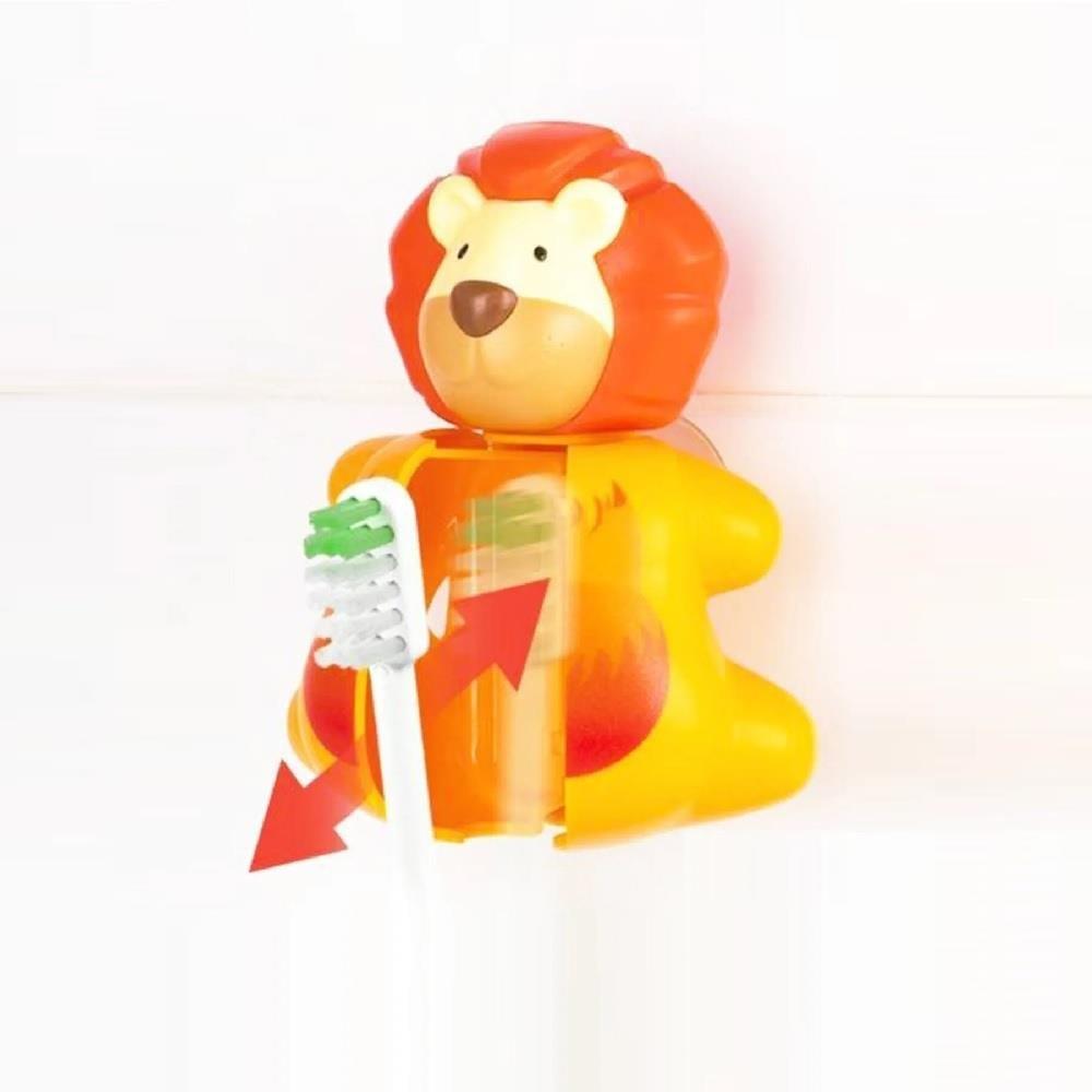 Flipper Fun Elephant Toothbrush Holder - Hygienic Storage for Kids, Bathroom Organization - image 5