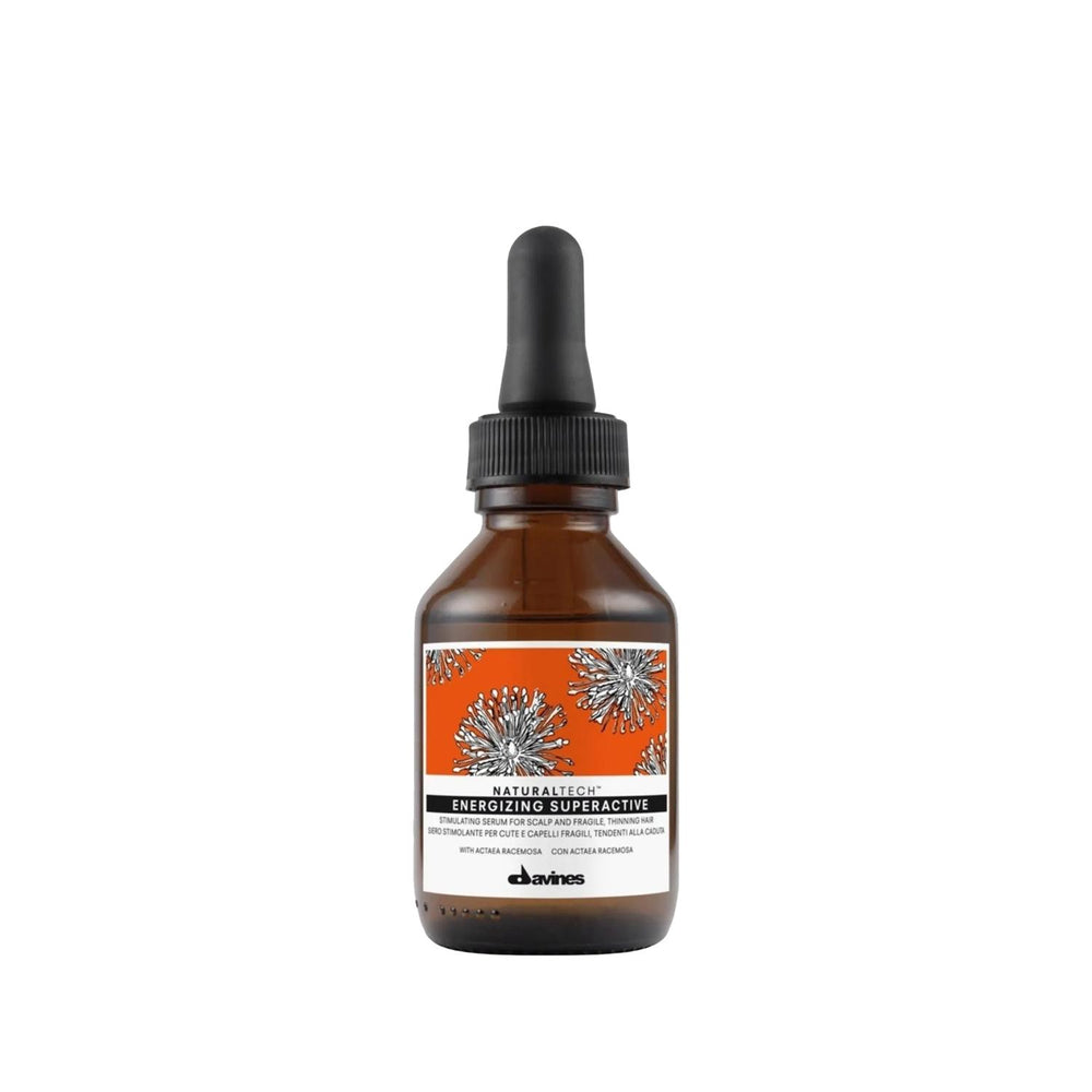 Davines Energizing Superactive Anti-Hair Loss Serum 100ml - Stimulates Hair Growth & Reduces Shedding - Hair Oil