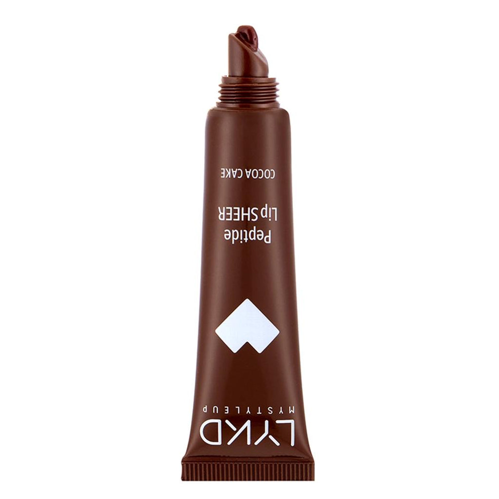 LYKD Peptide Lip Sheer Gloss 199 Cocoa Cake for Hydrated Lips