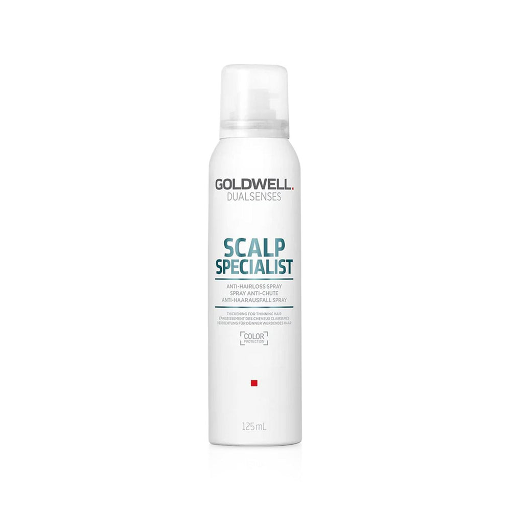 Goldwell Dualsenses Hair Loss Prevention Spray - Scalp Specialist Formulation for Thinning Hair, 4.23 fl oz Goldwell Dualsenses Hair Loss Prevention Spray - 4.23 fl oz hair loss prevention spray, scalp care product, Goldwell Dualsenses, anti hair fall treatment, hair growth support spray, hair care, scalp health, hair loss solution, thinning hair, hair thinning, scalp specialist, hair growth, hair fall reduction, professional hair care