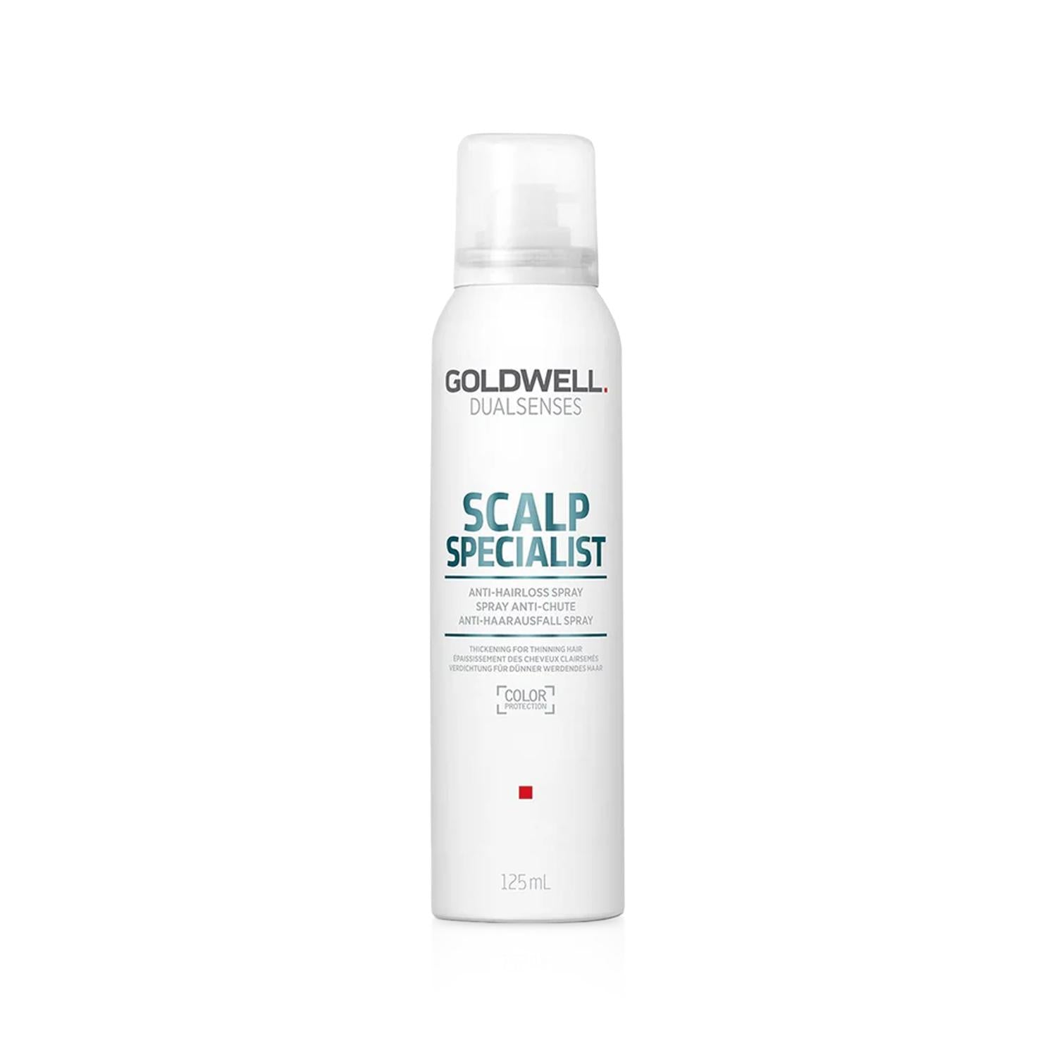 Goldwell Dualsenses Hair Loss Prevention Spray - Scalp Specialist Formulation for Thinning Hair, 4.23 fl oz Goldwell Dualsenses Hair Loss Prevention Spray - 4.23 fl oz hair loss prevention spray, scalp care product, Goldwell Dualsenses, anti hair fall treatment, hair growth support spray, hair care, scalp health, hair loss solution, thinning hair, hair thinning, scalp specialist, hair growth, hair fall reduction, professional hair care