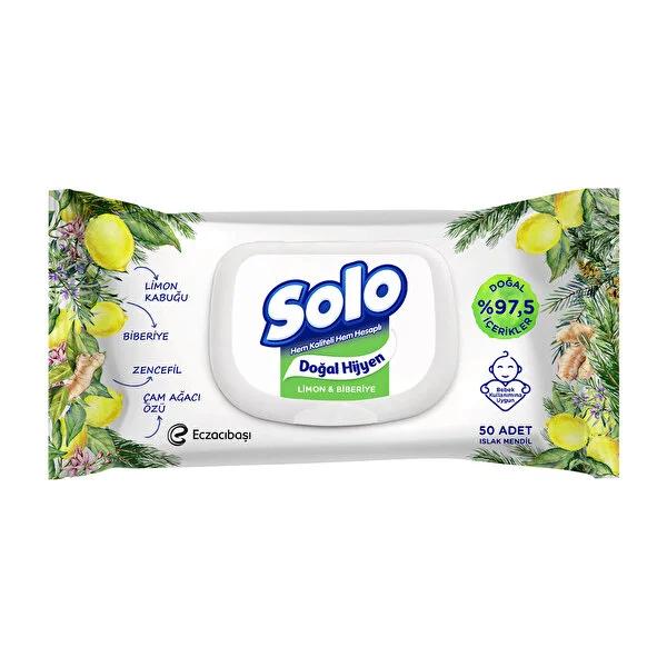 Solo Natural Wet Wipes with Lemon and Rosemary - Hypoallergenic, Chemical-Free, Gentle Cleansing for Hands and Face, Suitable for Babies and Sensitive Skin Solo Natural Wet Wipes - Gentle, Chemical-Free Cleansing Natural wet wipes, Baby wet wipes, Hypoallergenic wipes, Lemon and rosemary wipes, Chemical-free wet wipes, Gentle cleansing, Natural ingredients, Eco-friendly, Sensitive skin, Baby care, Hands and face cleansing, Organic wipes