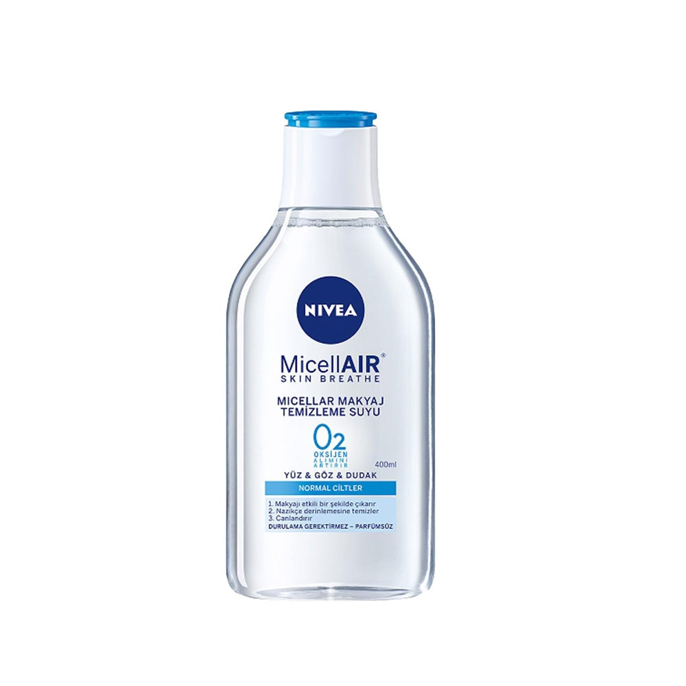 Nivea Micellair Makeup Remover for Normal Skin - Gentle & Effective Cleansing Solution, 13.53 fl oz Nivea Micellair Makeup Remover - Gentle & Effective Makeup Remover, Nivea Micellair, Normal Skin Makeup Remover, Gentle Makeup Removal, Skincare Cleansing, Micellair Technology, Effective Makeup Removal, Gentle Skincare, Nivea, Cosmetics, Beauty Products, Skincare Essentials, Makeup Removal Solution, Normal Skin Care, Cleansing Products, Skincare Routine, Daily Skincare, Beauty Essentials