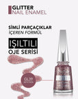 Flormar Glitter Semi-Sheer Shimmer Nail Polish GL39 11ml