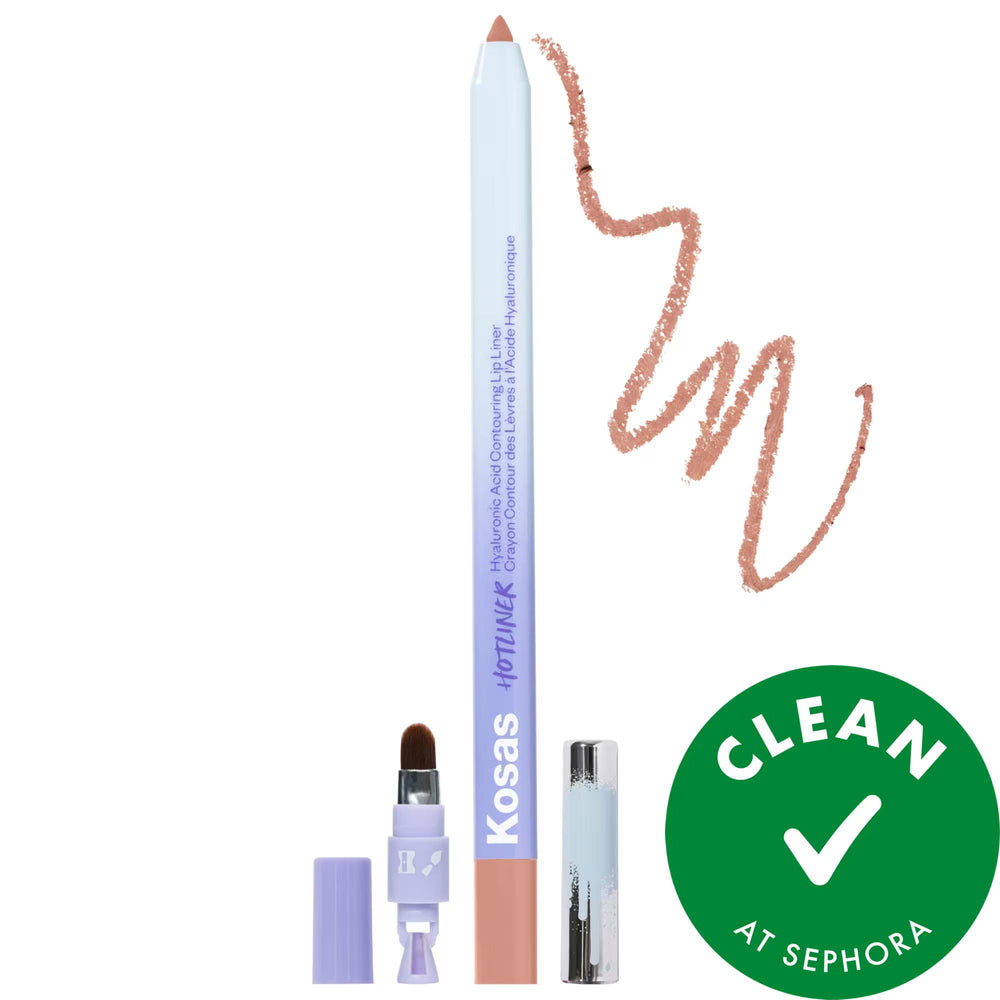 Hotliner Hyaluronic Acid Contouring Lip Liner - Long Lasting Hydrating Vegan Lip Makeup Hotliner Lip Liner - Hydrating Vegan Lip Makeup Hyaluronic Acid Lip Liner, Clean Beauty Lip Products, Long Lasting Lip Liner, Vegan Lip Makeup, Gluten Free Cosmetics, Cruelty Free Lip Liner, Hydrating Lip Products, Lip Contouring, Lip Care, Makeup Essentials, Beauty Products for Sensitive Lips