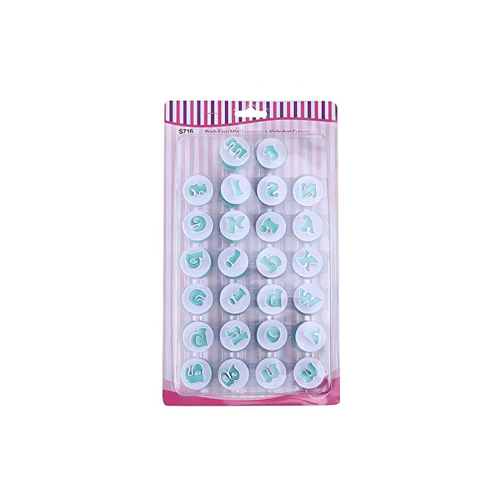 Lia Kopat Small Letter Cookie Cutter KKP-26 - Precise Sugar Paste Cutter for Baking Decoration - Food & Candy