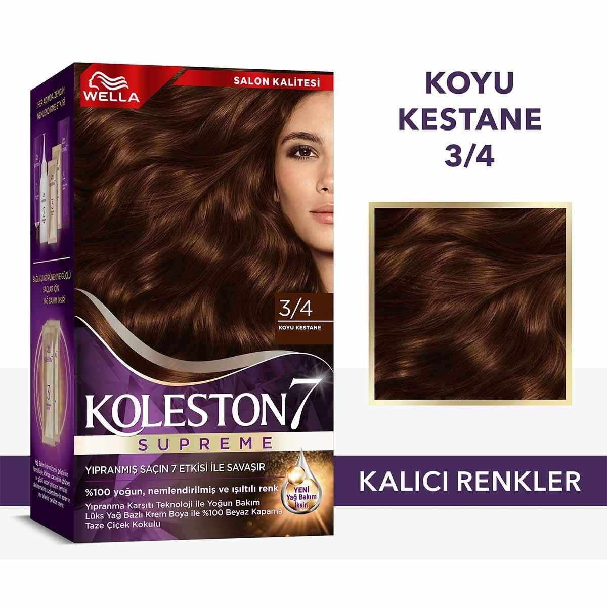 Wella Koleston Supreme Dark Chestnut Hair Dye: Intense Color, Gray Coverage & Damage Repair - Long Lasting Koyu Kestane Wella Koleston Dark Chestnut Hair Dye: Gray Coverage & Rich Color Wella Koleston hair dye, dark chestnut hair color, permanent hair color, hair coloring kit, gray hair coverage, long lasting hair dye, at home hair color, koleston supreme saç boyası, koyu kestane saç boyası, hair dye, hair color, gray coverage, hair coloring, dark hair dye, chestnut hair, permanent color, hair care, beauty,