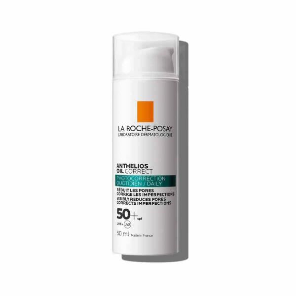 La Roche Posay Anthelios Oil Correct Cream SPF50+ Sunscreen for Oily Skin - Non-comedogenic, Broad-Spectrum UVA/UVB Protection - image 2