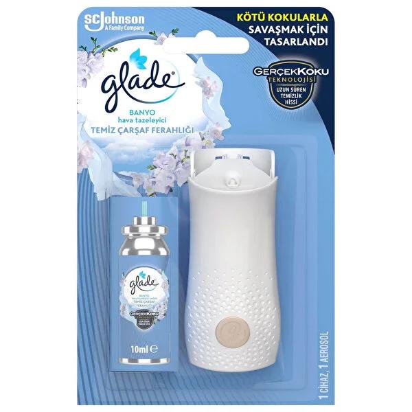 Glade Bathroom Air Freshener - Clean Linen Scent | 1 Can - image 4