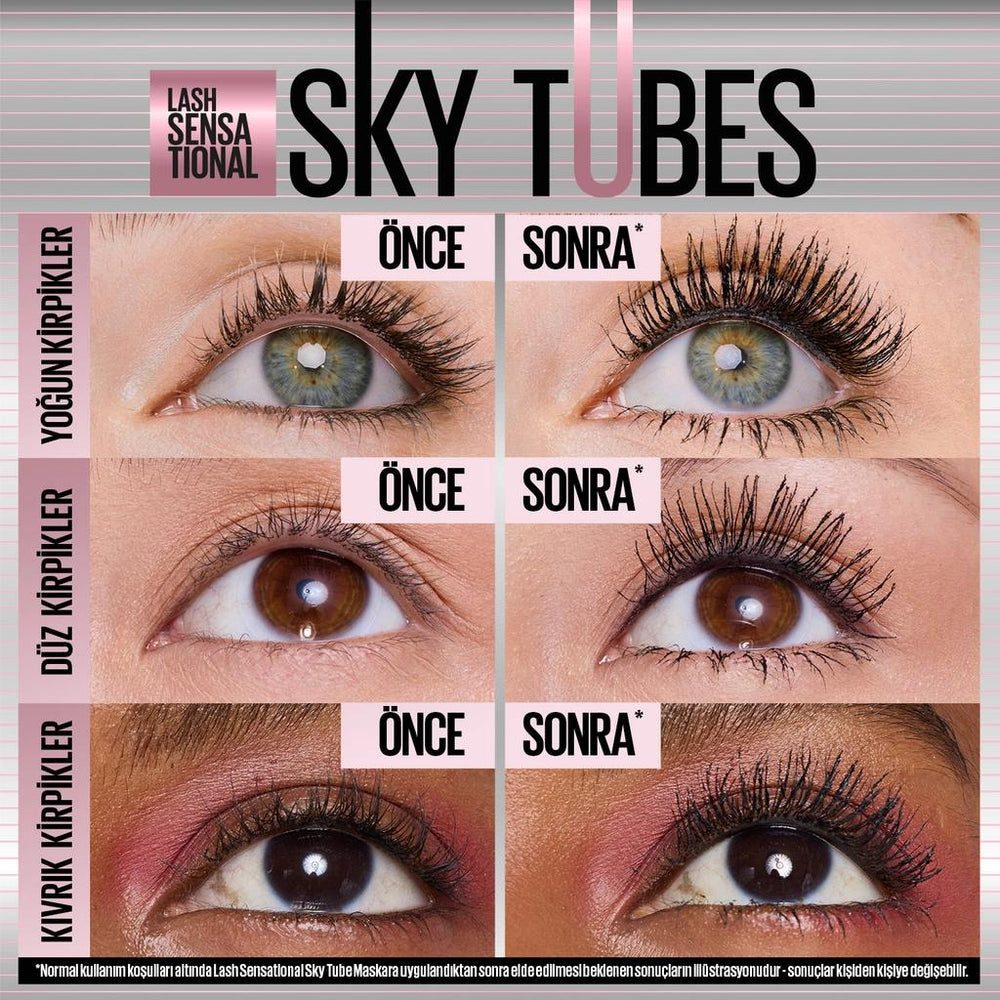 Maybelline New York Lash Sensational Sky Tubes Tubing Mascara 6ml