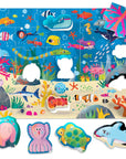 Headu Ecoplay Shaped Puzzle Sea for Kids - Educational Toy for Children Aged 2-5 Years Headu Ecoplay Shaped Puzzle Sea - Educational Toy for Kids shaped puzzle for children, educational toy for kids, puzzle for 2-5 year olds, underwater theme puzzle, child development toy, marine life puzzle, cognitive development toy, fine motor skills toy, homeschooling activity, classroom activity, gift for kids