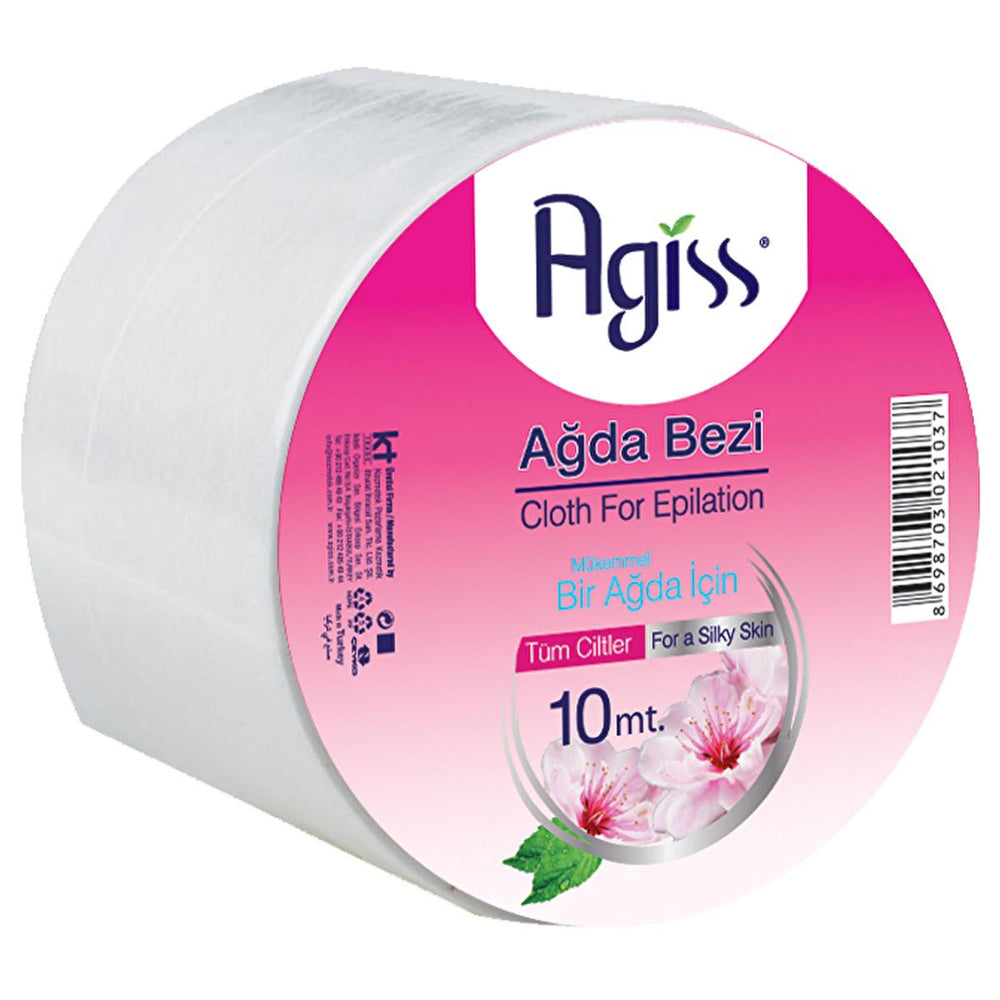 Agiss 10 Meter Waxing Strips Roll - Durable, Non-Tear Hair Removal Wax Strips for At Home Waxing & Sensitive Skin Agiss Waxing Strips - Hair Removal, Non-Tear, at Home Waxing waxing strips, hair removal wax strips, body wax strips, at home waxing, wax strips for sensitive skin, 10 meter wax strip roll, Agiss wax strips, hair removal, waxing, body waxing, sensitive skin, cotton strips, beauty, personal care, hair removal solutions, home waxing, waxing at home, waxing kit, waxing supplies, fabric strips, non-