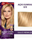 wella koleston intense hair color 8-0 packaging, before and after hair color using wella koleston, ingredients of wella koleston intense color Wella Koleston Intense Hair Color - Light Brown 8/0 for Women & Teens Wella Koleston Intense Light Brown Hair Color 8/0 wella, koleston, hair-color, light-brown, intense-color, permanent-hair-color, hair-care, coloring-kits, women-hair-products, ai-generated