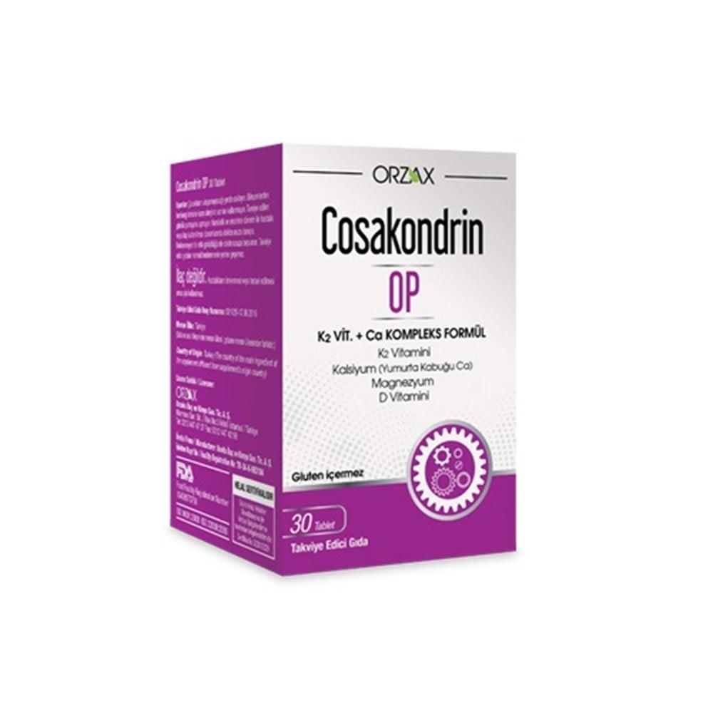 Orzax Ocean Cosacondrin OP 30 Tablet - Dietary Supplement for Bone Health with Vitamin K2, Calcium, Vitamin D3, Magnesium, and Zinc Orzax Ocean Cosacondrin OP 30 Tablet - Bone Health Supplement dietary supplement, bone health supplement, vitamin K2 supplement, calcium supplement, vitamin D3 supplement, magnesium supplement, zinc supplement, health and wellness, nutritional supplement, bone density support, cardiovascular health, immune system support