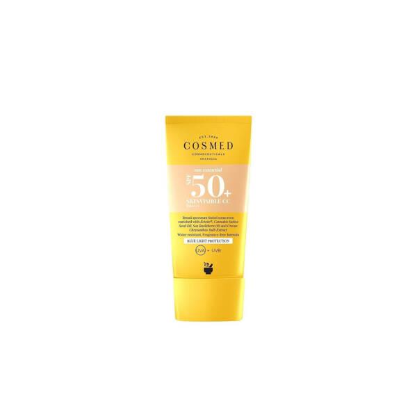 cosmed sun essential skininvisible cc sunscreen spf50 30ml, swatch of cosmed sun essential skininvisible cc sunscreen Cosmed Sun Essential Skininvisible CC Sunscreen - SPF50 | 30ml Cosmed Sun Essential CC Sunscreen SPF50 | 30ml sunscreen, spf50, cc-cream, cosmed, skin-care, outdoor-activity, lightweight, uv-protection, ai-generated, natural-look