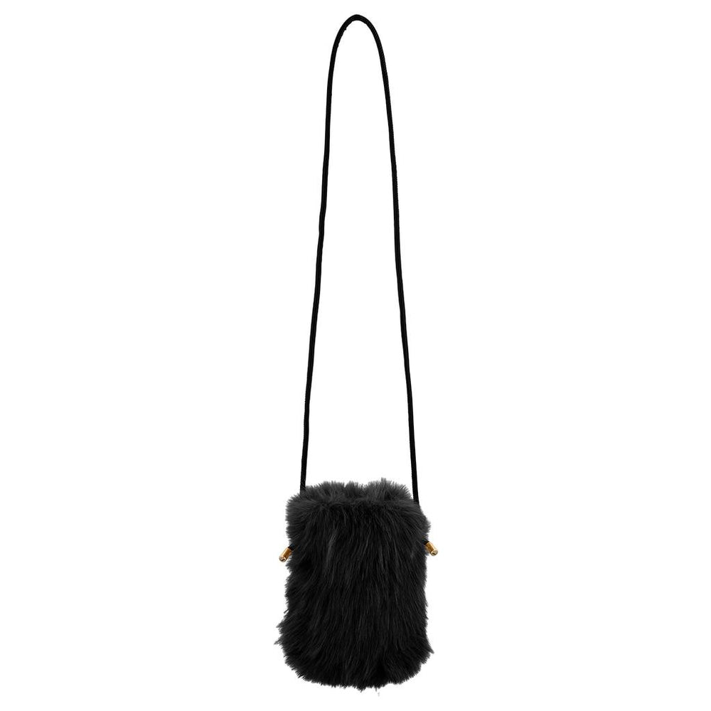 Eklips Peluş Telefon Çantası Black