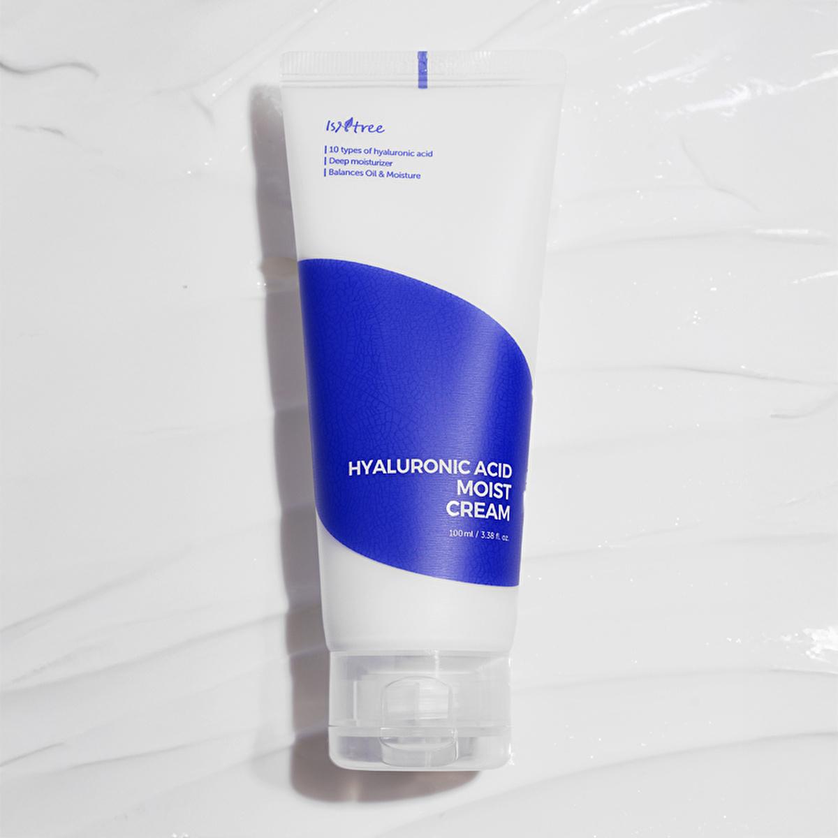 Isntree Hyaluronic Acid Moisturizing Cream - 10 Types HA for Intense Skin Hydration - K-Beauty Face Cream, Dermatologically Tested, 100ml Isntree Hyaluronic Acid Cream: Intense K-Beauty Hydration hyaluronic acid cream, moisturizing cream, skin hydration, k-beauty skincare, dry skin moisturizer, hydrating face cream, isntree hyaluronic acid, natural moisturizing factors, dermatologically tested cream, hyaluronic acid, moisturizing, skin care, k-beauty, dry skin, hydration, face cream, isntree, natural, derma