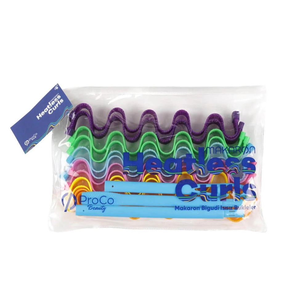 ProCo Zigzag Hair Rollers for Heatless Waves 12-Pack