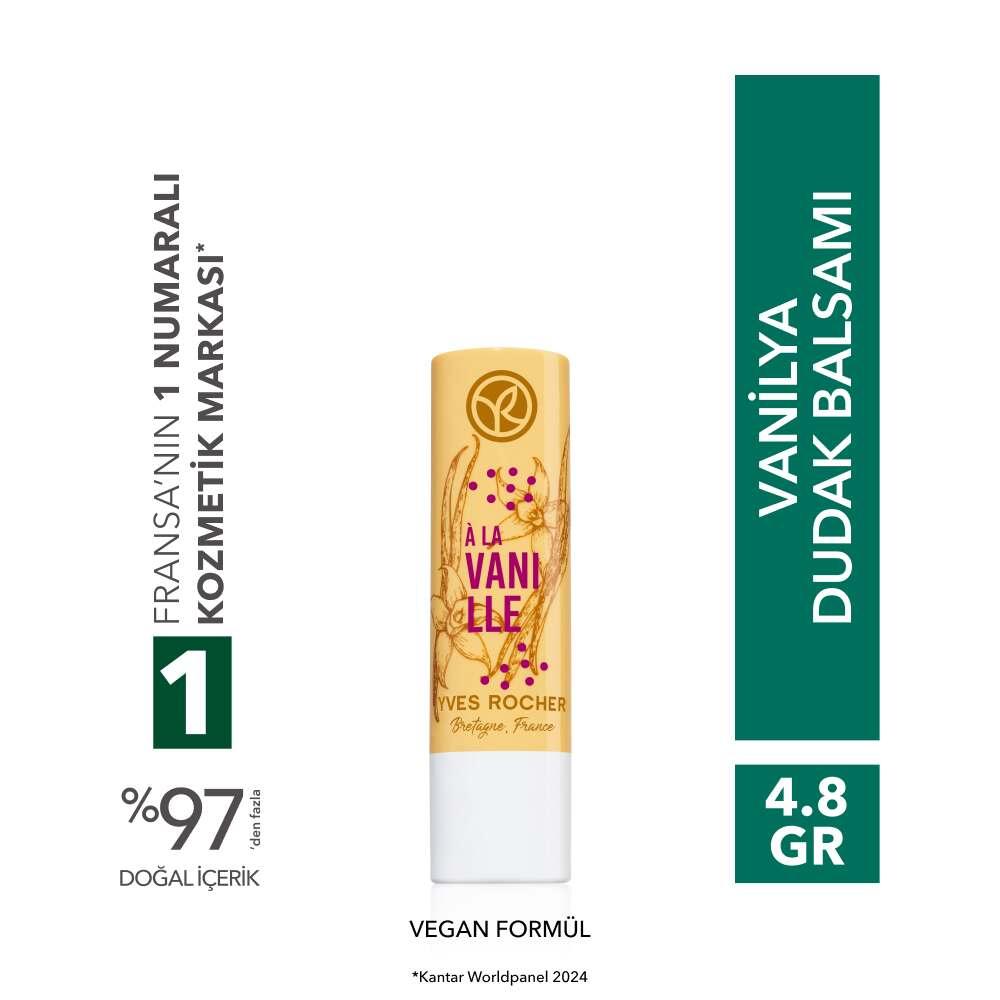 Vanilla Nourishing Lip Balm for Soft Hydrated Lips 10ml