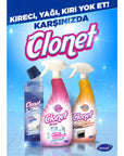 Diversey Clonet Toilet Cleaner - Effective & Powerful 25.36 fl oz Jel Toilet Bowl Cleaner with Hydrochloric Acid Diversey Clonet Toilet Cleaner - Powerful & Effective Toilet Cleaner, Clonet Klozet Temizleyici, Effective toilet cleaning, Hydrochloric acid toilet cleaner, Jel toilet cleaner, Bathroom cleaning, Household cleaning, Commercial cleaning, Professional cleaning products, Powerful cleaning gel, Blue toilet cleaner, Ready-to-use cleaner, Lime scale remover, Stain remover, Bathroom hygiene, Cleaning p