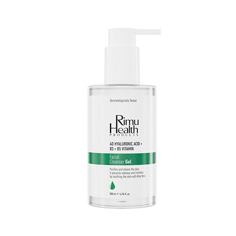 Rimu Health: Gentle Facial Cleansing Gel for Oily & Combination Skin - Hydrating, Barrier Repair, Acne & Sebum Control - Aloe Vera & Niacinamide Rimu Health Facial Cleansing Gel - Oily/Combo Skin - Hydrate & Repair facial cleansing gel, oily skin cleanser, combination skin cleanser, skin barrier repair, hydrating face wash, acne face wash, sebum control cleanser, niacinamide cleanser, aloe vera face wash, face wash, cleanser, oily skin, combination skin, acne prone skin, sebum balance, niacinamide, aloe ver